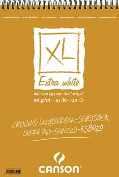Canson schetsblok XL Extra White ft 21 x 29,7 cm (A4)