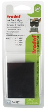 Trodat vervangkussen zwart, voor stempel 4927/4957