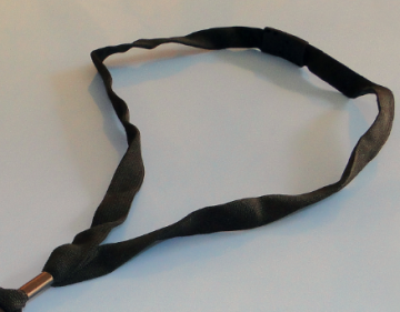 Pavo textielband voor badges Pak10 zwart