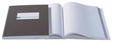 Atlanta kasboeken 2 x 1 kolom, kleur: blauw