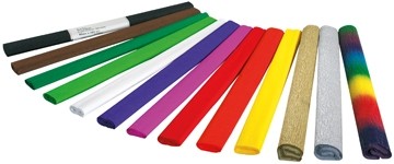 Folia crêpepapier wit