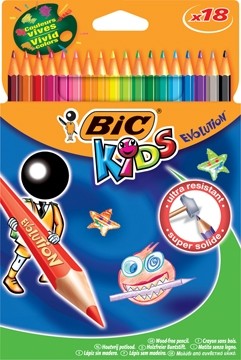Bic Kids kleurpotlood Ecolutions Evolution 18 potloden