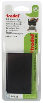 Trodat vervangkussen zwart, voor stempel 4926