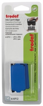 Trodat vervangkussen blauw, voor stempel 4912