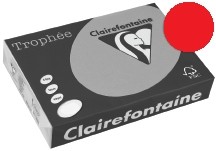 Clairefontaine Gekleurd papier Trophée Intens A3 koraalrood
