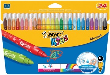 Bic viltstift Kid Couleur 24 stiften