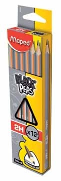 Maped potlood Black'Peps 2H, zonder gum