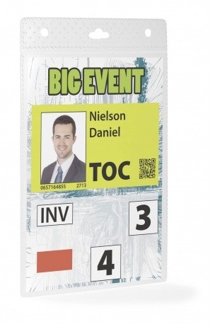 Congresbadge A6 (105 x 148 mm) PAK20