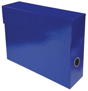 Exacompta Iderama opbergdoos, ft A4, 9 cm, donkerblauw