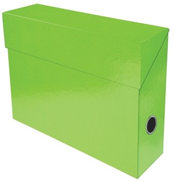 Exacompta Iderama opbergdoos,ft A4, 9 cm, anijsgroen