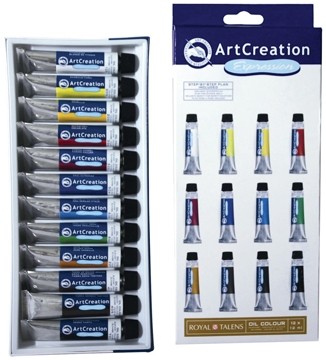 Talens olieverf ArtCreation Expression 12 tubes