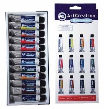 Talens acrylverf ArtCreation Expression 12 tubes