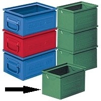 Transportbak Staal Grootte 14/6-4