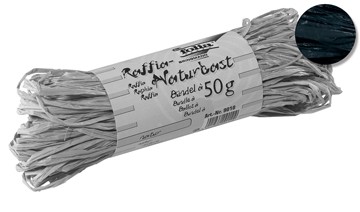 Folia raffia zwart
