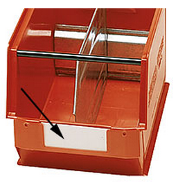 Etiketten voor 14/7 bakken staal en kunststof Pak100