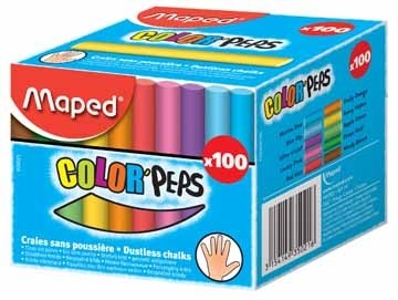 Maped krijt geassorteerde kleuren