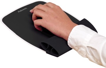 Fellowes Muismat Wrist Rocker zwart