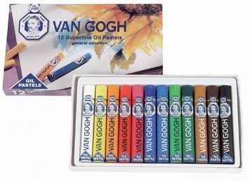 Talens oliepastel Van Gogh 12 pastels