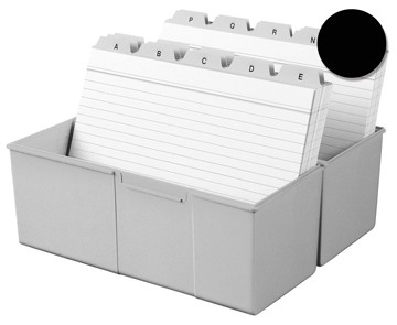 Han systeemkaartenbak ft A5, zwart