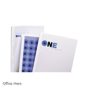 Thermische mappen GBC A4 40mm zijdewit Pak50