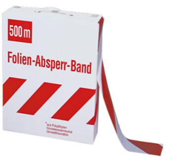 Afzetlint rood wit  500 meter x 80 mm verkrijgbaar bij officeknallersnl  anderhalvemeter economie corona free producten 1