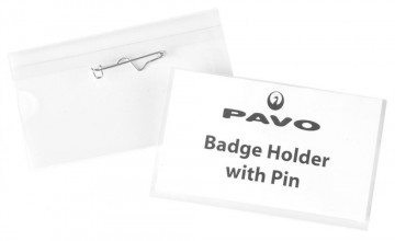 54x90mm Badge met speld Pak50 ** Prijstopper!**