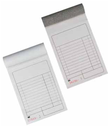 Gallery kassablok met rug uit karton PAK25