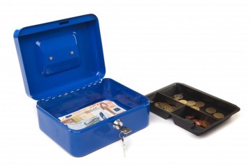 Geldkistjes 15 cm Blauw