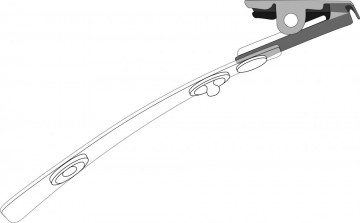 Badge Naamkaartjes-Clips metaal Pak25