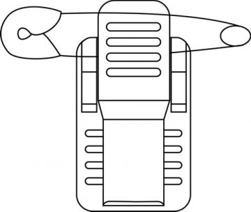 54x90mm Combi Clip Badge Naamkaartjes Pak50