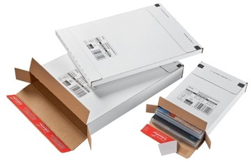 Colompac verzendoos 24,4 x 34,4 x 1,5 cm wit