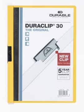 Durable klemmap Duraclip Original 30 geel PAK25