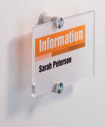 Durable deurnaamhouder Crystal Sign ft 14,8 x 10,5 cm (A6)