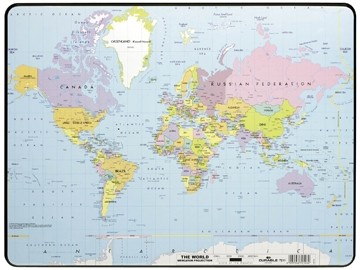 Durable onderlegger Wereld
