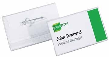 Durable badge met speld ft 30 x 60 mm  PAK100