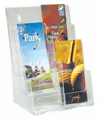 Deflecto folderhouder ft 1/3 A4, 6 opbergvakken