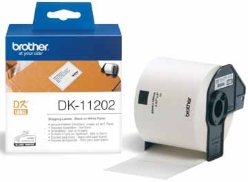 ETIKET BROTHER DK-11202 100MMX62MM VERZEND 300ST PAK3