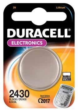 Duracell knopcellen Alkaline Electronics CR2430, 3 V, 1 stuk