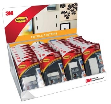 Command fotolijststrips, toonbankdisplay van 40 stuks 