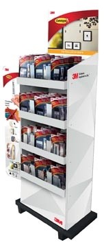 Command fotolijststrips, vloerdisplay van 156 stuks 