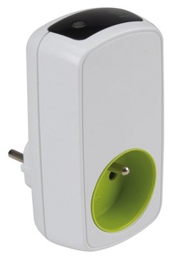 Perel Countdown contactdoos met timer, wit