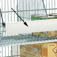 Etikettenrail voor Stapelbare manden