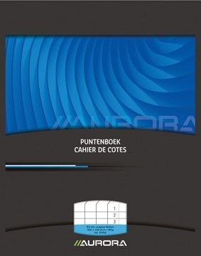 AURORA Puntenboek ft 21 x 16,5 cm (schriftformaat)