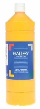 Gallery plakkaatverf flacon van 1.000 ml, donkergeel