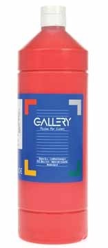 Gallery plakkaatverf flacon van 1.000 ml, donkerrood