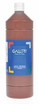 Gallery plakkaatverf flacon van 1.000 ml, donkerbruin