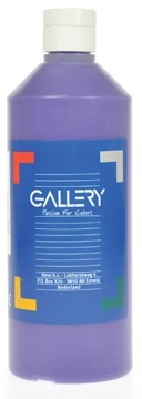Gallery plakkaatverf flacon van 500 ml, paars