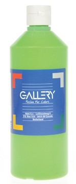 Gallery plakkaatverf flacon van 500 ml, lichtgroen