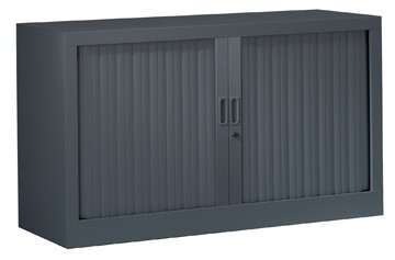 Roldeurkast antraciet, hoogte 69,5 cm