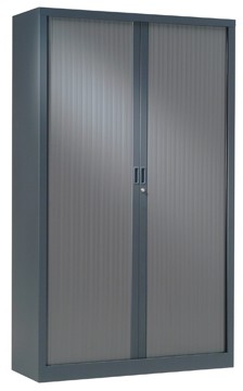 Roldeurkast antraciet, hoogte 198 cm